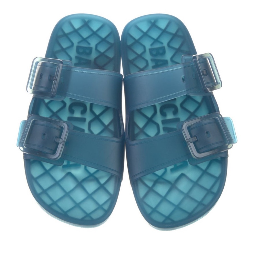 NEW Balenciaga Two Strap Slides